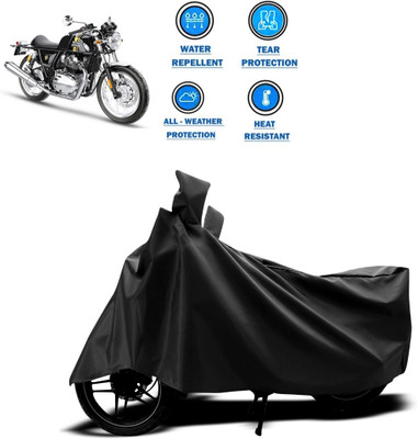 PAGORA Two Wheeler Cover for Royal Enfield(Continental GT 650, Black)