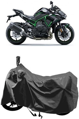 SUGASHRI Waterproof Two Wheeler Cover for Kawasaki(ZH2, Grey)