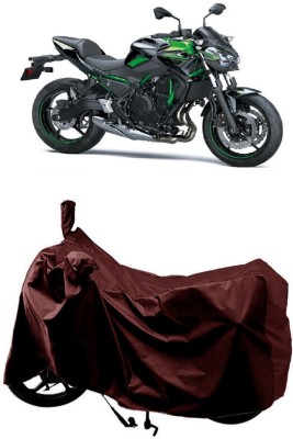 SUGASHRI Waterproof Two Wheeler Cover for Kawasaki(Z650, Maroon)