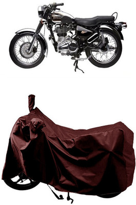 SUGASHRI Waterproof Two Wheeler Cover for Royal Enfield(Electra 5S, Maroon)