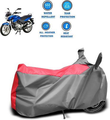 CODOKI Two Wheeler Cover for Bajaj(Discover 135, Grey)