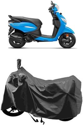 SUGASHRI Waterproof Two Wheeler Cover for Hero(Pleasure Plus, Grey)