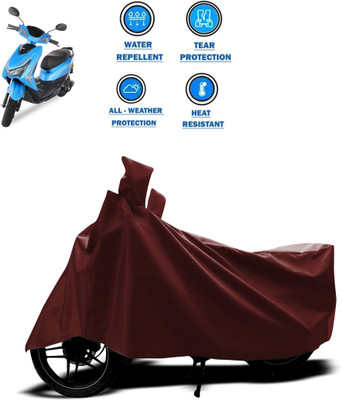 CODOKI Waterproof Two Wheeler Cover for Ampere(E Lite, Maroon)
