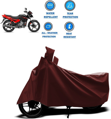 CODOKI Waterproof Two Wheeler Cover for Hero(Glamour Programmed FI, Maroon)