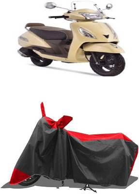 SUGASHRI Waterproof Two Wheeler Cover for TVS(Jupiter classic, Red, Black)