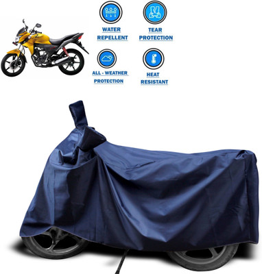 PAGORA Two Wheeler Cover for Honda(CB Twister, Blue)