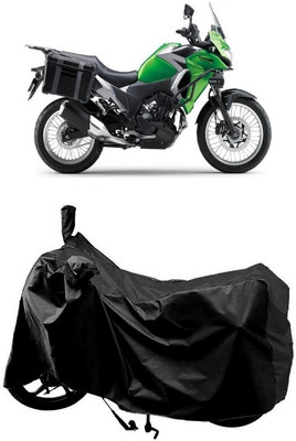 SUGASHRI Waterproof Two Wheeler Cover for Kawasaki(Versys-X 300, Black)