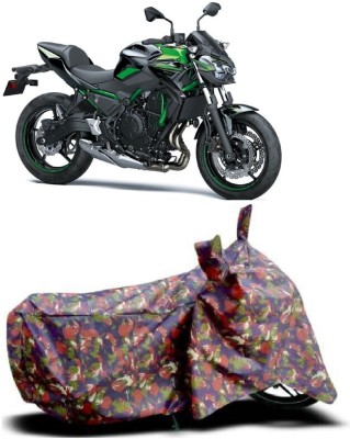 SUGASHRI Waterproof Two Wheeler Cover for Kawasaki(Z650, Multicolor)