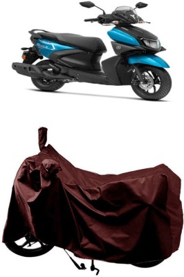 SUGASHRI Waterproof Two Wheeler Cover for Yamaha(RayZR 125 Fi, Maroon)