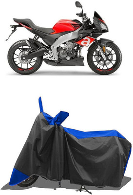 SUGASHRI Waterproof Two Wheeler Cover for Aprilia(Tuono 150 BS6, Blue, Black)