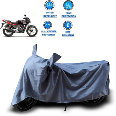 PAGORA Two Wheeler Cover for Hero(CBZ Extreme, Grey)