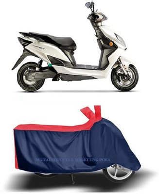 DSAMI Two Wheeler Cover for Evolet(Derby, Blue)