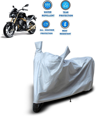 PAGORA Two Wheeler Cover for Mahindra(Mojo, Silver)