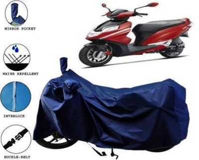 smwzxyu Waterproof Two Wheeler Cover for Hero(Black)