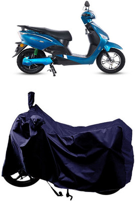 SUGASHRI Waterproof Two Wheeler Cover for Hero(Electric Optima HS500 ER BS6, Blue)