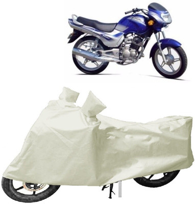 SK AUTO Two Wheeler Cover for Hero(Passion Pro TR, White)