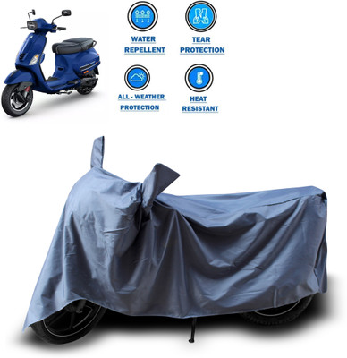 CODOKI Two Wheeler Cover for Piaggio(Vespa SXL 150, Grey)