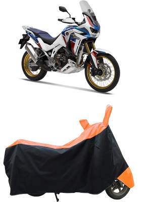 Coxtor Waterproof Two Wheeler Cover for Honda(CRF1000L Africa Twin, Orange)