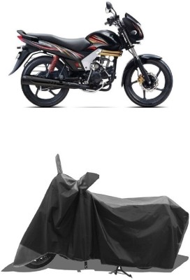 SUGASHRI Waterproof Two Wheeler Cover for Mahindra(Centuro, Grey, Black)