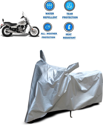 CODOKI Two Wheeler Cover for Bajaj(Avenger Street 220, Silver)
