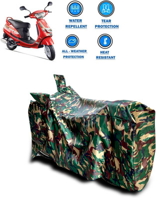 CODOKI Waterproof Two Wheeler Cover for Mahindra(Duro 125, Green)