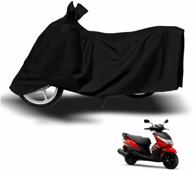 SK AUTO Waterproof Two Wheeler Cover for TVS(Raider, Black)