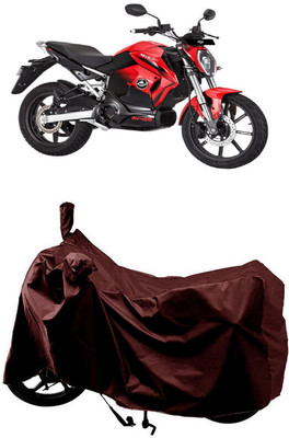 SUGASHRI Waterproof Two Wheeler Cover for Revolt(Motors RV 400 BS6, Maroon)