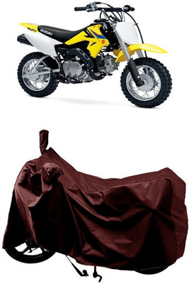 SUGASHRI Waterproof Two Wheeler Cover for Suzuki(DR-Z50 BS6, Maroon)