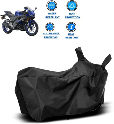PAGORA Two Wheeler Cover for Yamaha(YZF R15 V3.0, Black)