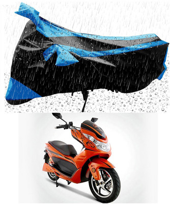 Mdstar Waterproof Two Wheeler Cover for Okinawa(Cruiser, Blue, Black)