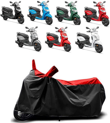 SK AUTO Two Wheeler Cover for Hero(Pleasure, Red, Black)