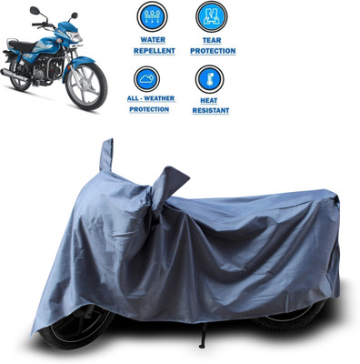 CODOKI Two Wheeler Cover for Hero(HF Deluxe Eco, Grey)