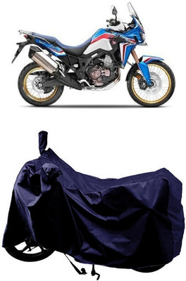 SUGASHRI Waterproof Two Wheeler Cover for Honda(CRF1000L Africa Twin BS6, Blue)