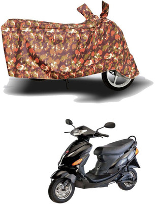 SK AUTO Two Wheeler Cover for Hero Electric(Electric Wave Dx, Red)