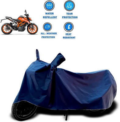 CODOKI Two Wheeler Cover for KTM(Duke 390 ABS, Blue)