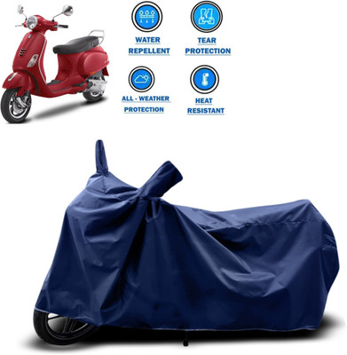 CODOKI Two Wheeler Cover for Piaggio(Vespa VXL 125, Blue)