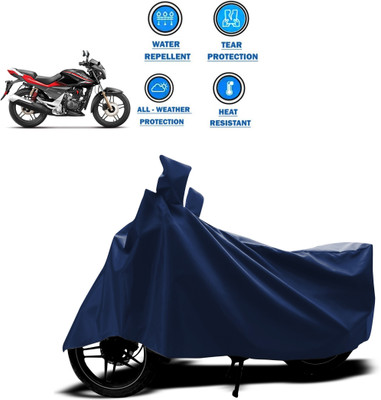 CODOKI Two Wheeler Cover for Hero(CBZ Extreme, Blue)