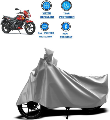 CODOKI Two Wheeler Cover for TVS(Flame SR125, Silver)