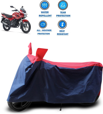 CODOKI Two Wheeler Cover for Bajaj(Discover 150 f, Red)