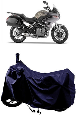 SUGASHRI Waterproof Two Wheeler Cover for Benelli(TNT 300, Blue)