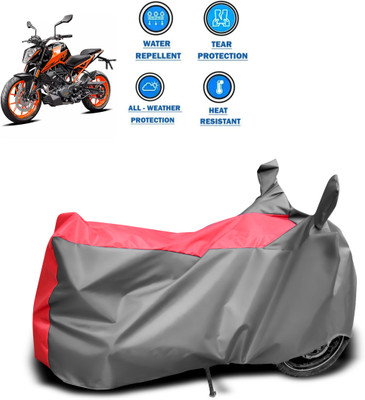 CODOKI Two Wheeler Cover for KTM(Duke 200, Grey)