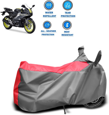 GOSHIV-car and bike accessories Two Wheeler Cover for Yamaha(Grey)