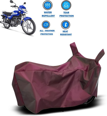 CODOKI Waterproof Two Wheeler Cover for Hero(MotoCorp HF Deluxe, Maroon)