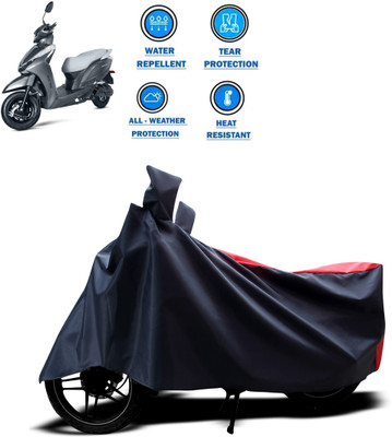 CODOKI Two Wheeler Cover for Ampere(Magnus BS6, Red)