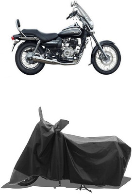 SUGASHRI Waterproof Two Wheeler Cover for Bajaj(Avenger 220 DTS-i, Grey, Black)
