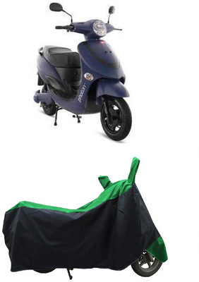 Coxtor Waterproof Two Wheeler Cover for Hero Electric(Electric Photon BS6, Green)