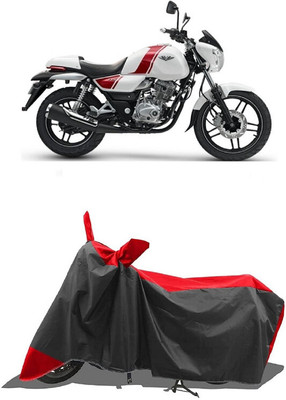 SUGASHRI Waterproof Two Wheeler Cover for Bajaj(V 150, Red, Black)