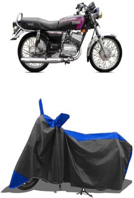 SUGASHRI Waterproof Two Wheeler Cover for Yamaha(RXG, Blue, Black)