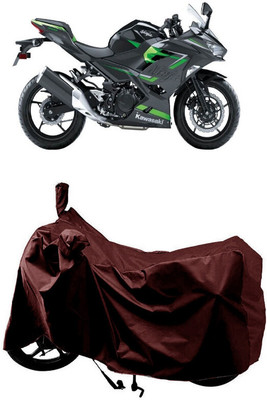 SUGASHRI Waterproof Two Wheeler Cover for Kawasaki(Ninja 650 BS6, Maroon)
