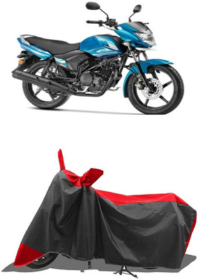 SUGASHRI Waterproof Two Wheeler Cover for Yamaha(Saluto, Red, Black)